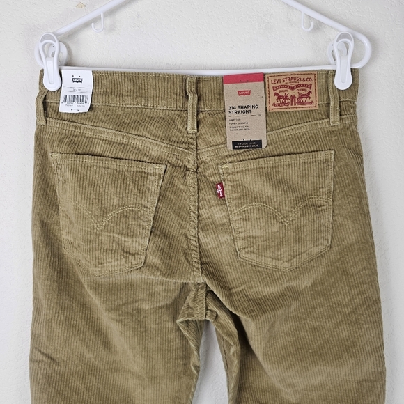 Levi's Light Tan Corduroy Straight Leg Pants - Picture 5 of 13